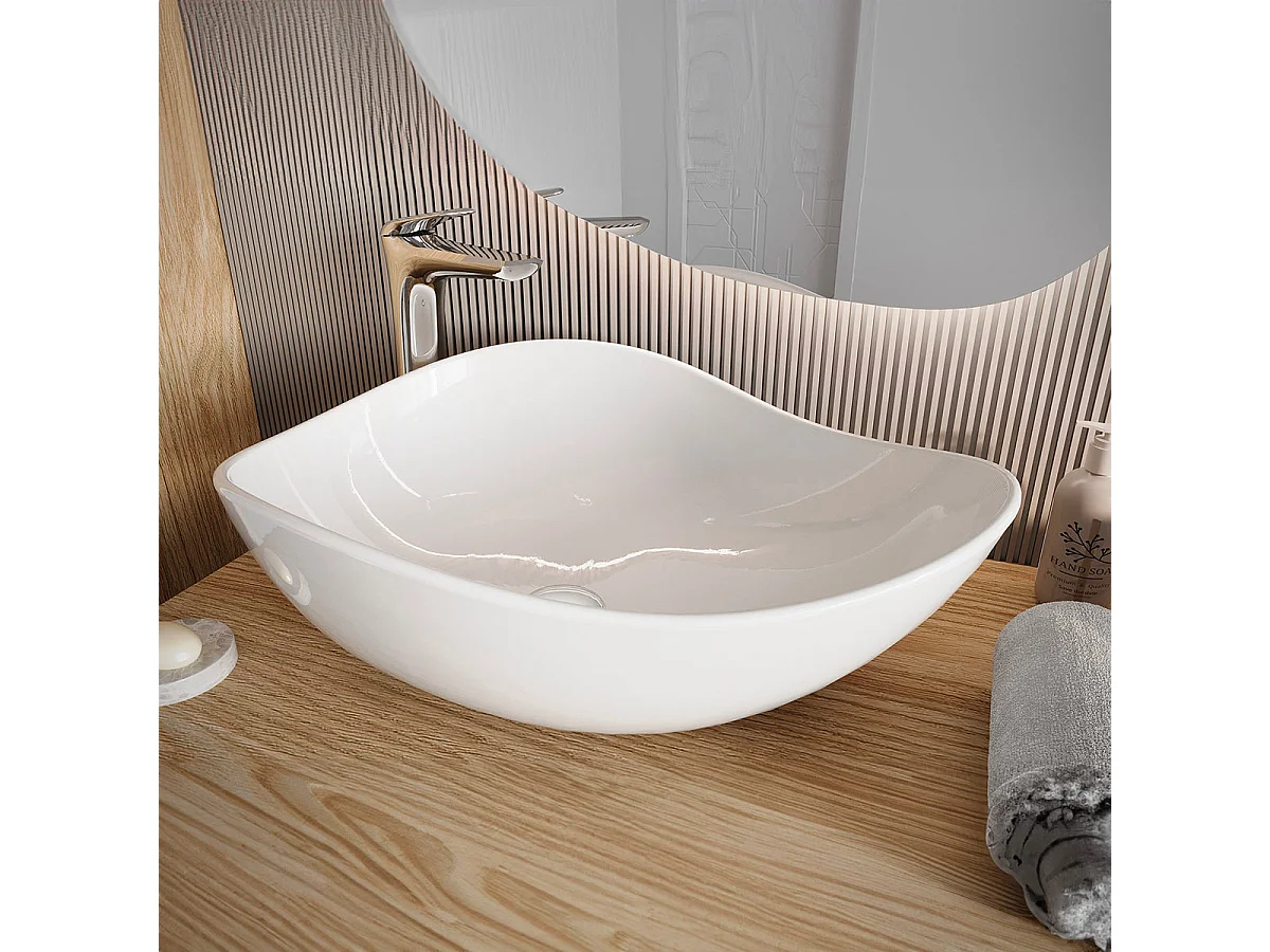 Meuble double vasque 120cm 4 tiroirs Elora Noir et bois Cloud