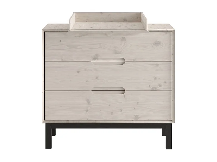 Plan à langer Country Bois blanchi