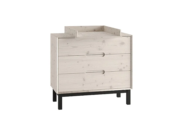 Pinio verschoontafel Country Gebleekt hout