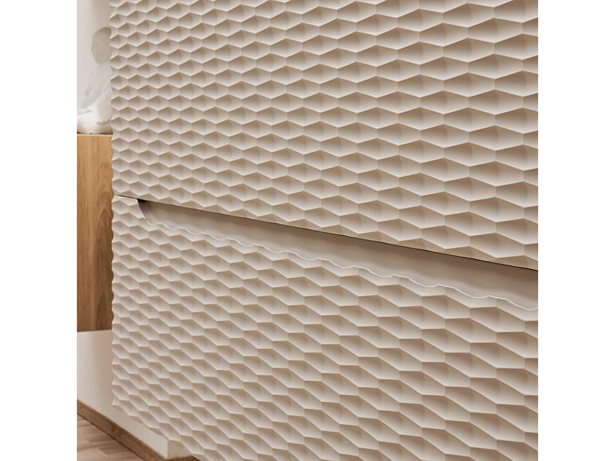 Elora 90 cm underskab Beige og træ