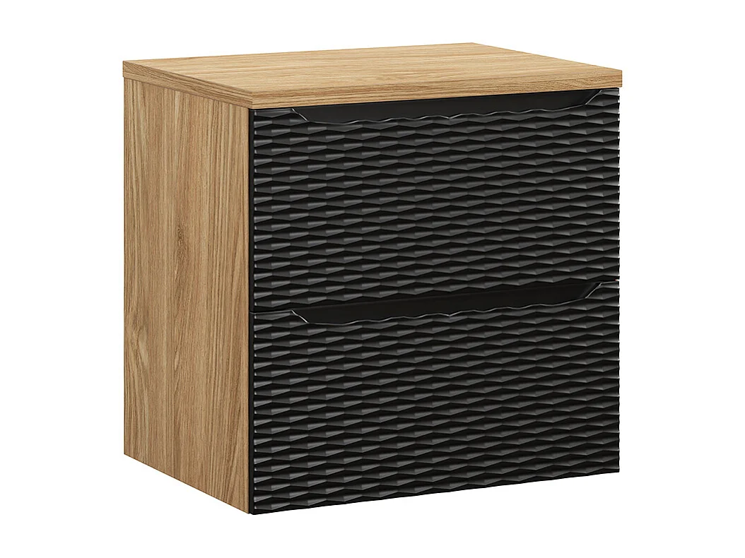 Elora vaskeskab 60cm sort og træ