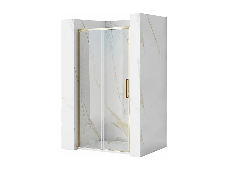 Porte De Douche Coulissante Rea Rapid Slide 140 Gold