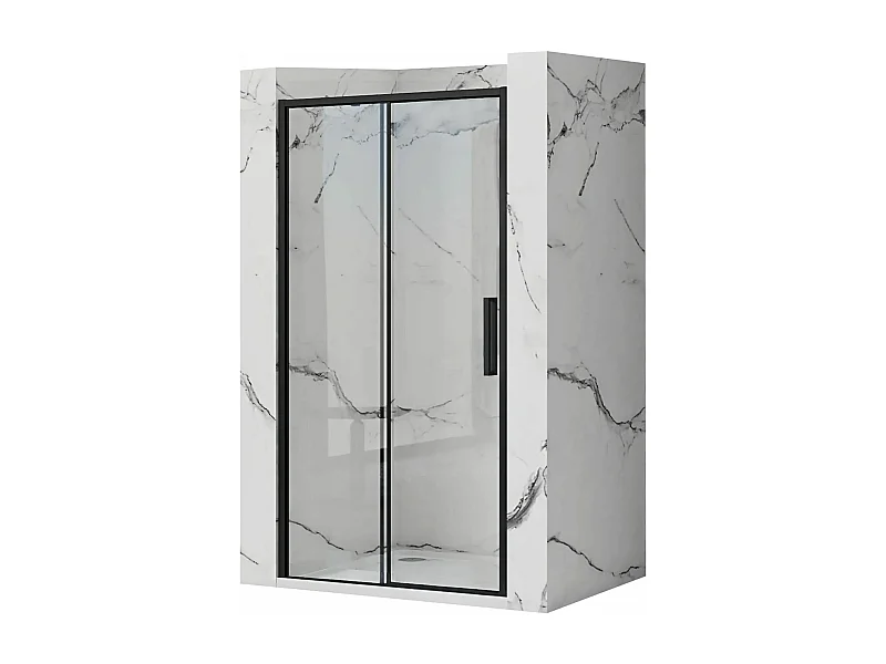 Puerta De Ducha Rea Rapid Slide 100 Black