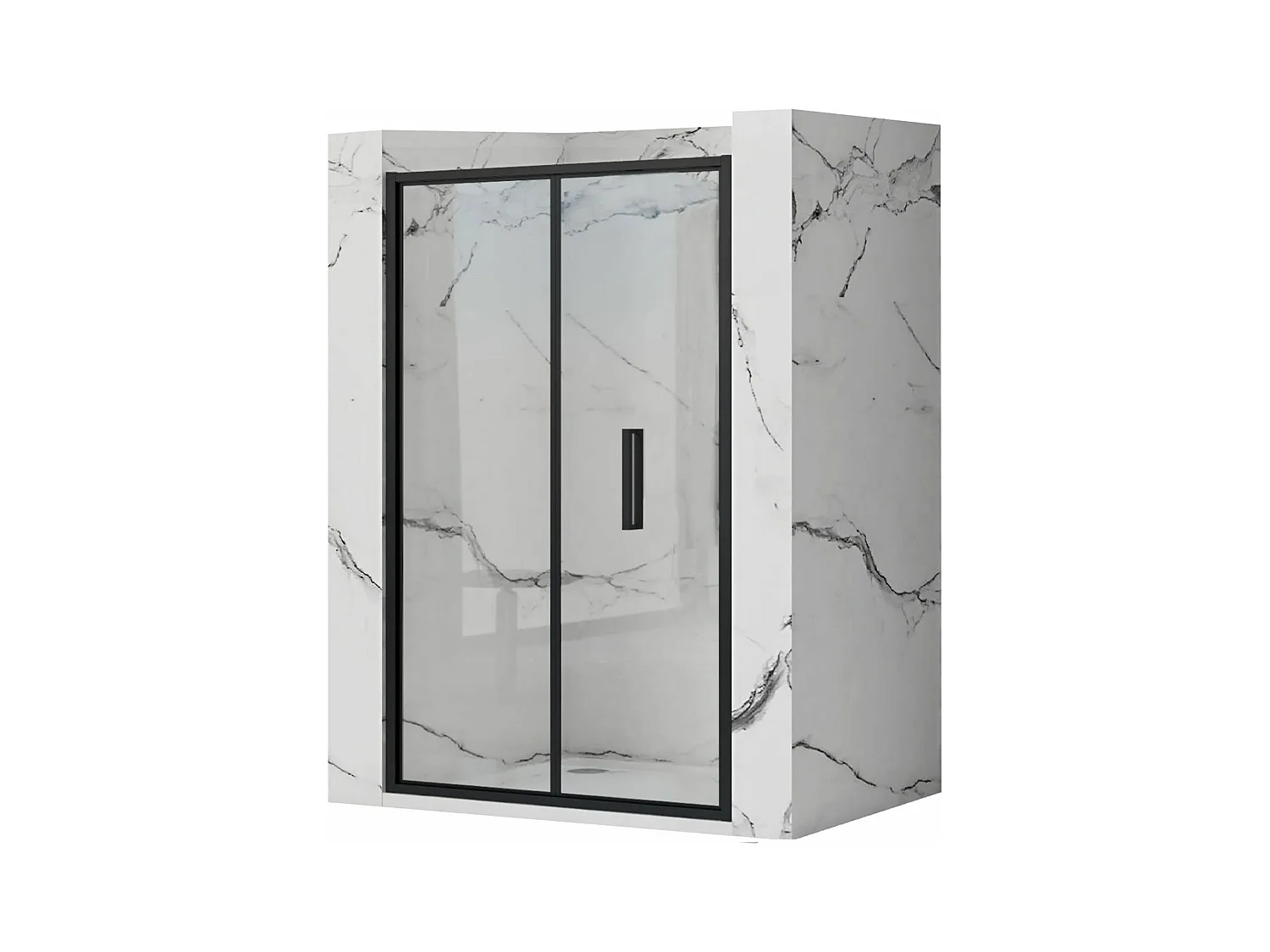 Porte De Douche Rea Rapid Fold 90 Black