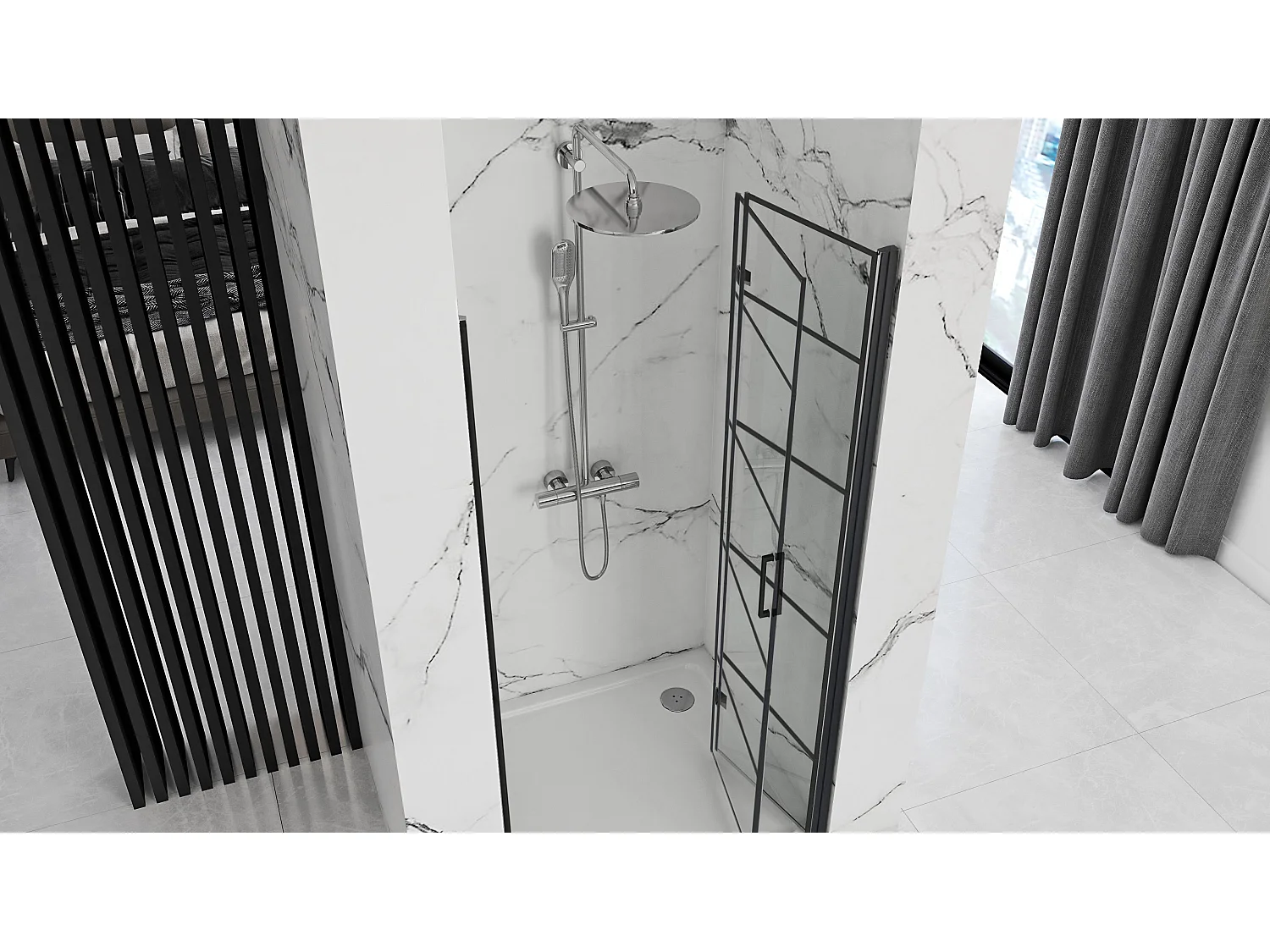 Douchedeur Rea Molier 100 Black + Profiel