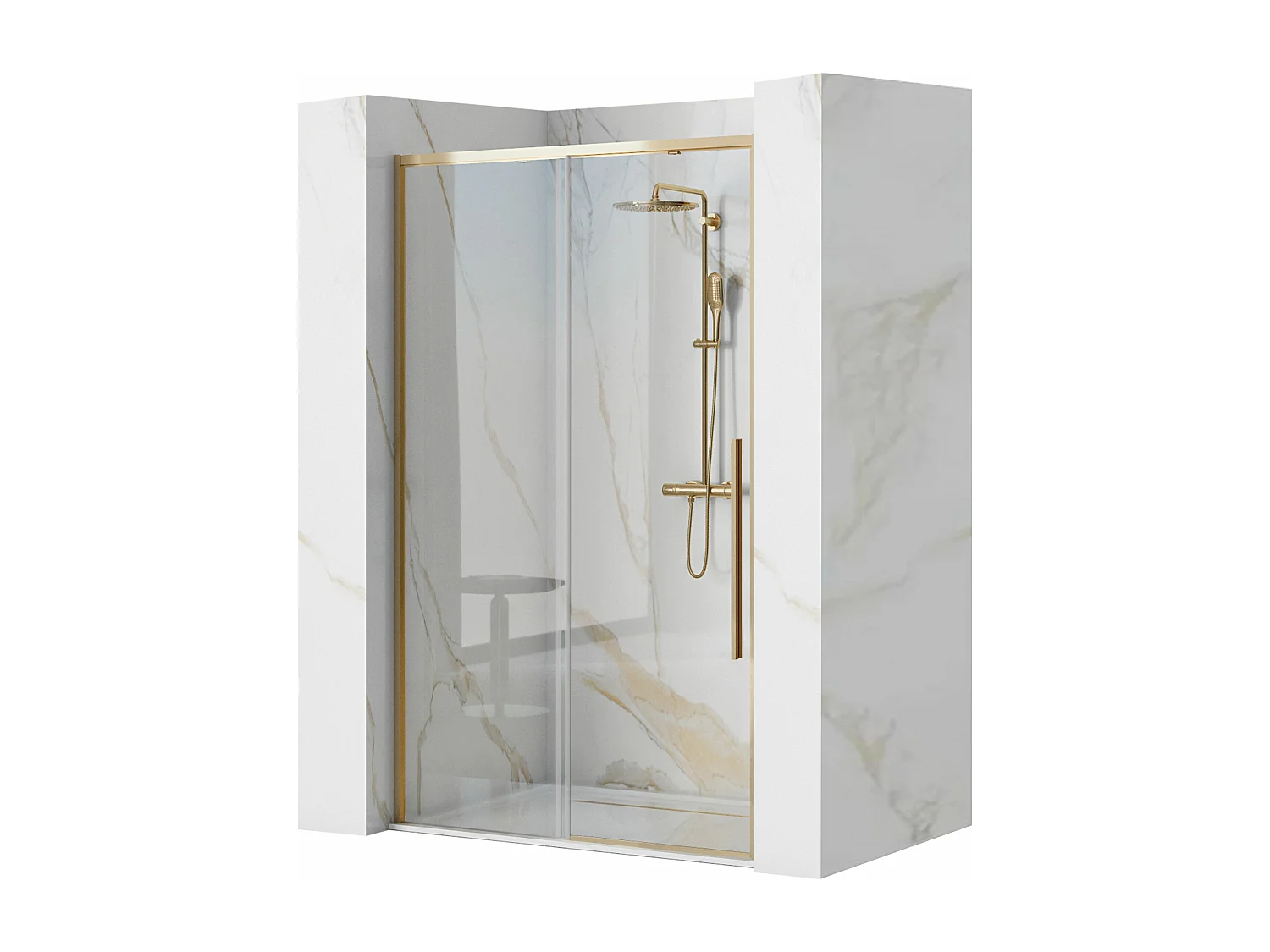 Portas De Chuveiro Rea Solar 100 Gold