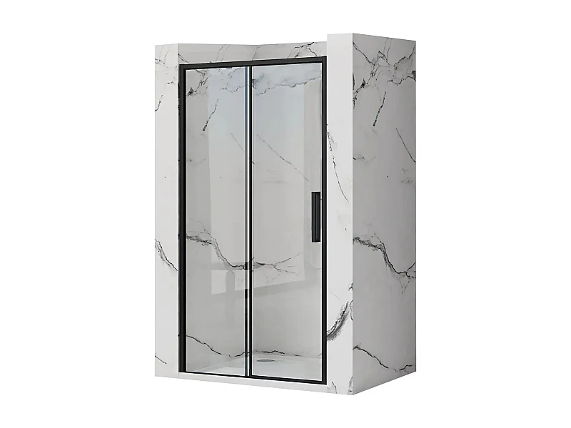 Puerta De Ducha Rea Rapid Slide 120 Black