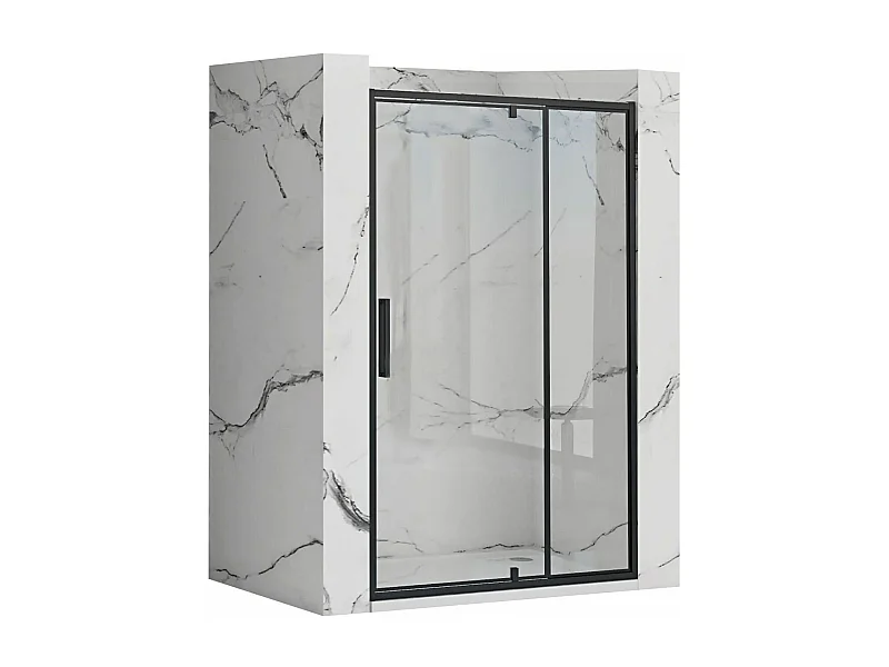 Puerta De La Ducha Rea Rapid Swing 120 Black
