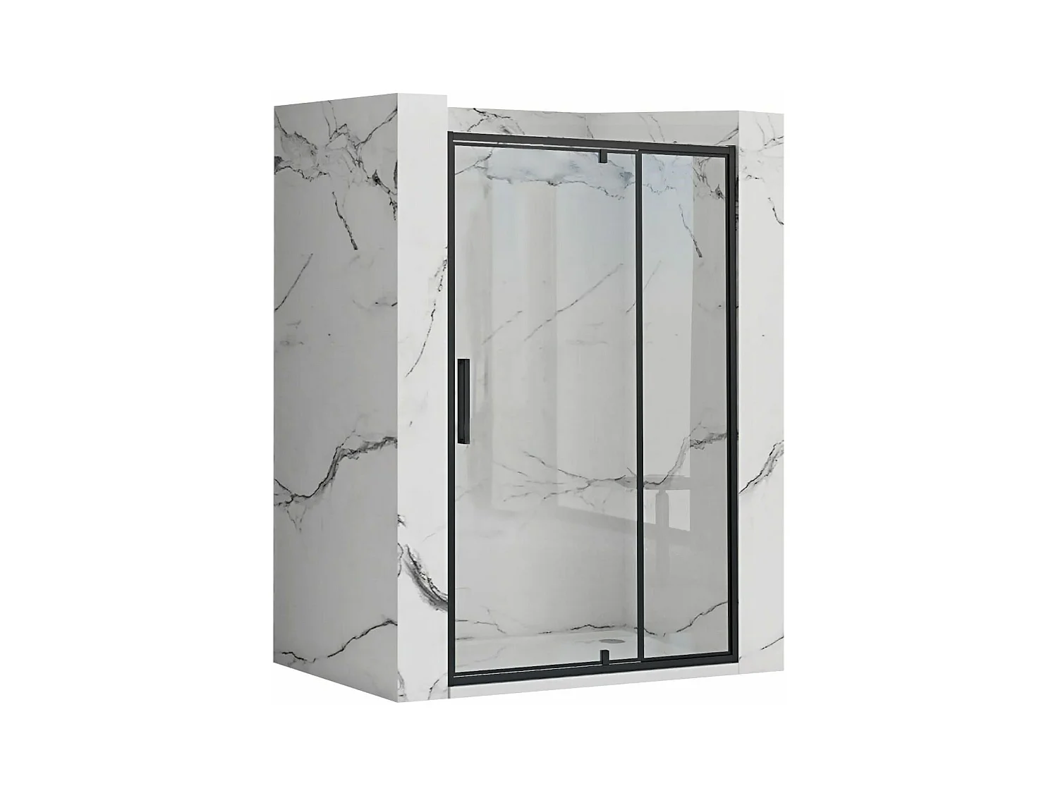 Porte De Douche Rea Rapid Swing 120 Black