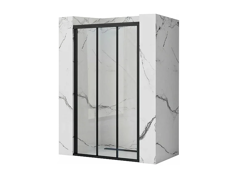 Porte De Douche Rea Alex 100 Black