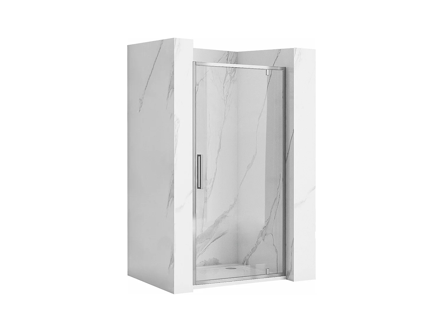Porte De Douche À Entrouvrir Rea Rapid Swing 90 Chrome