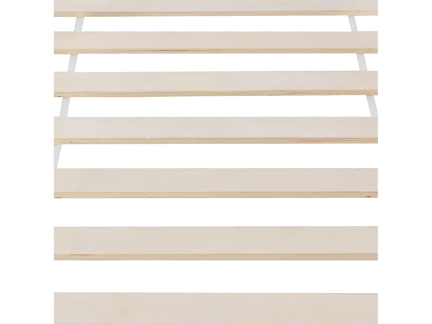 Lit cabane, lit simple, lit de repos, lit enfant avec 2 fenêtres, cadre en pin, MDF, blanc (200x90cm) OKWISH