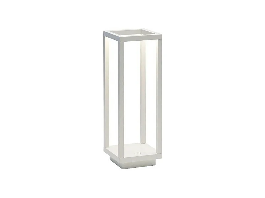Lanterne Maison LED Blanche 2,2w avec batterie IP54 Zafferano