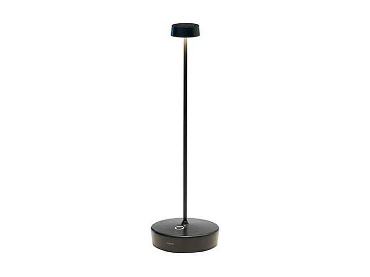 Candeeiro de mesa LED preto recarregável e regulável Swap Pro