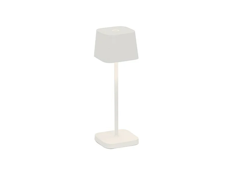 Zafferano OFELIA PRO MICRO Weiße wiederaufladbare und dimmbare LED-Tischlampe