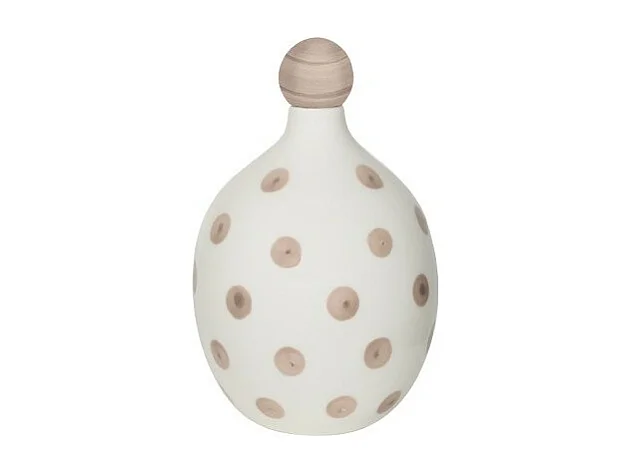 Lido - Garrafa Cerâmica com Bolinhas e Areia de Zafferano