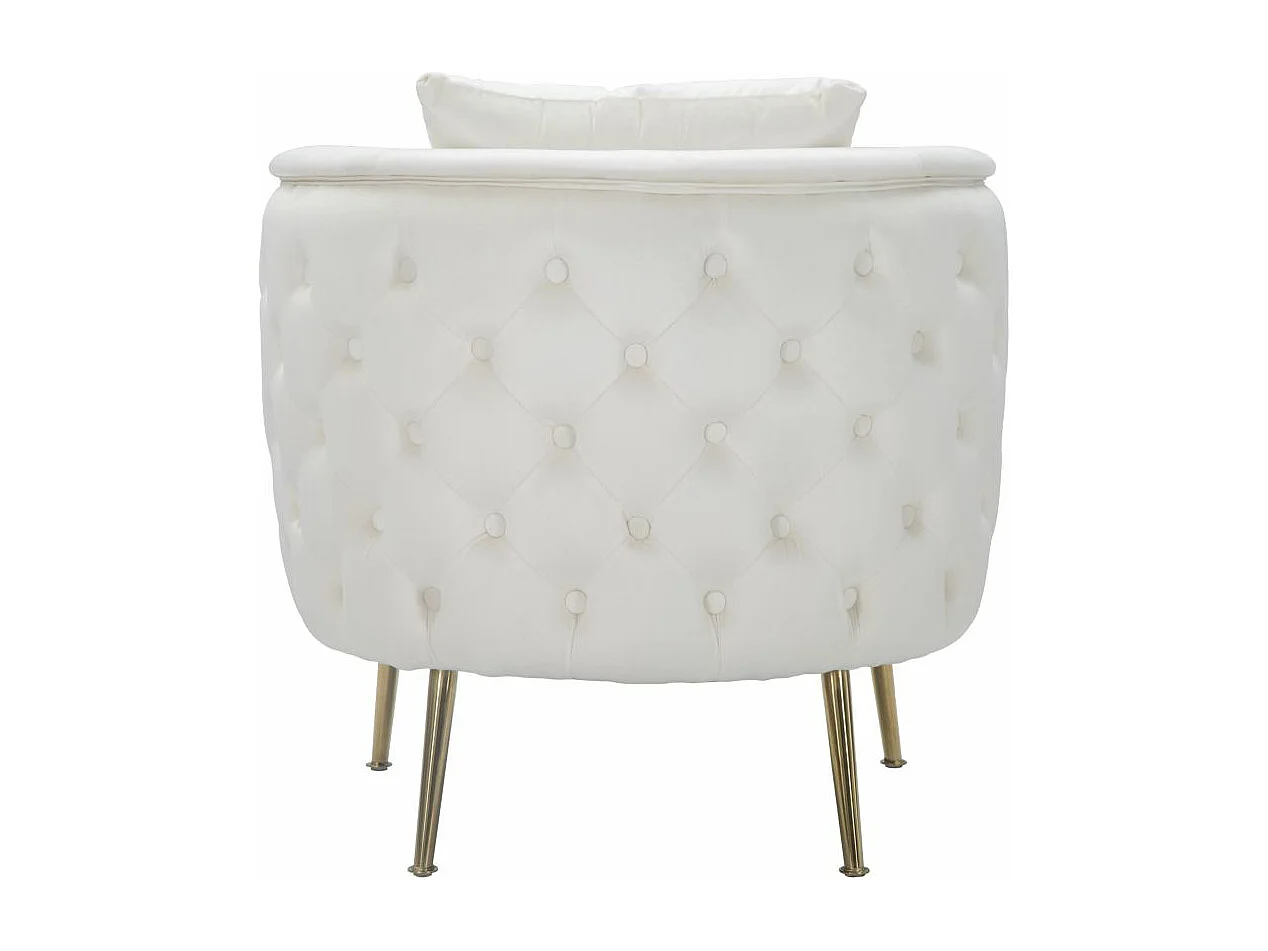 Boekarest Fauteuil Crème Cm 76X74X73