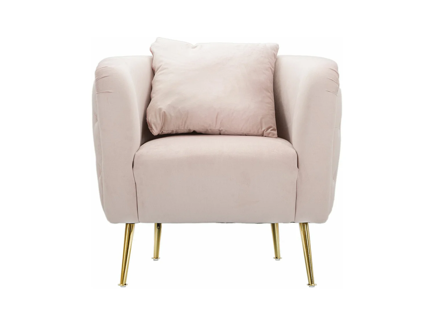 FAUTEUIL BUCAREST ROSE 76X74X73 CM