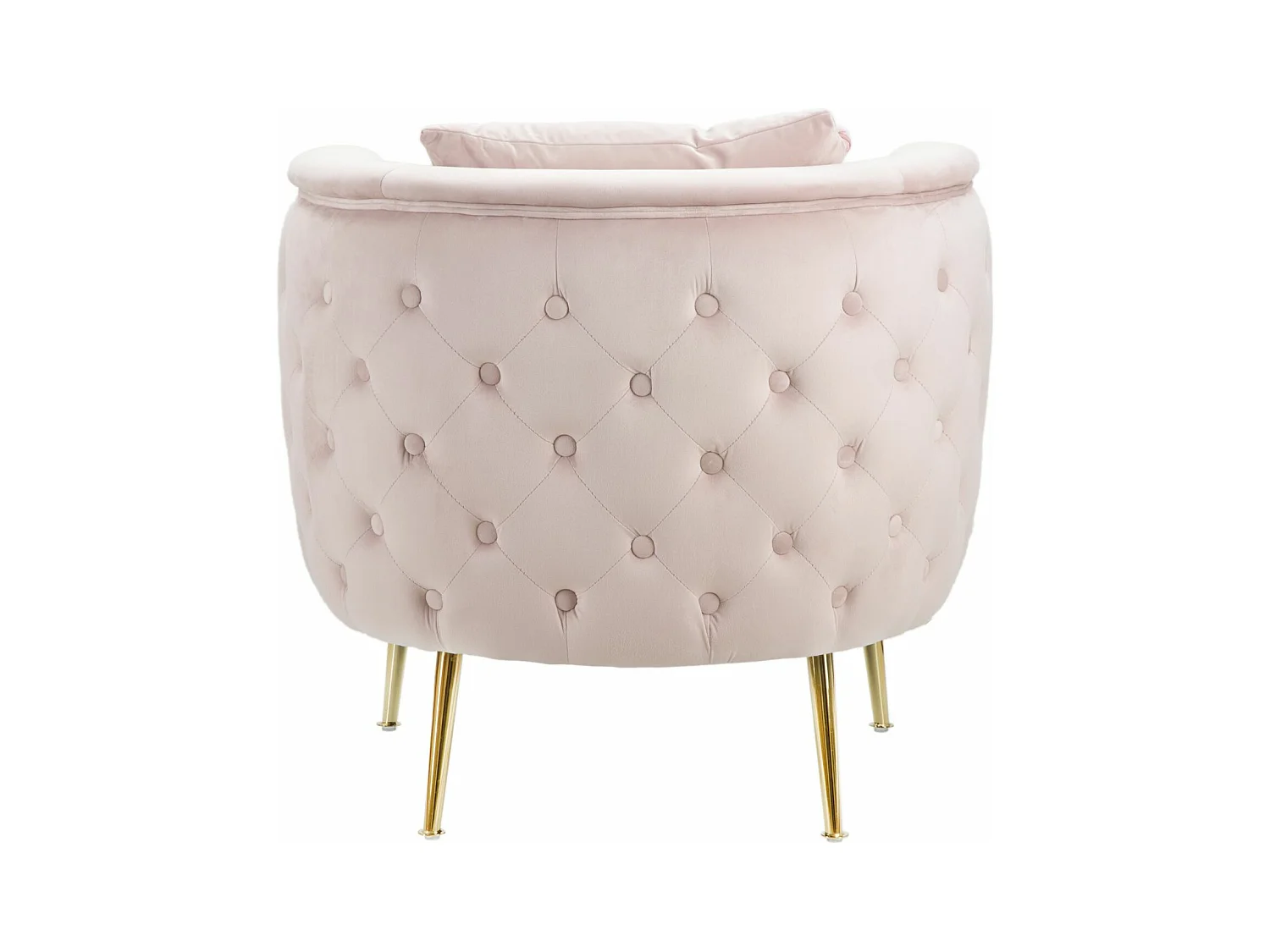 FAUTEUIL BUCAREST ROSE 76X74X73 CM