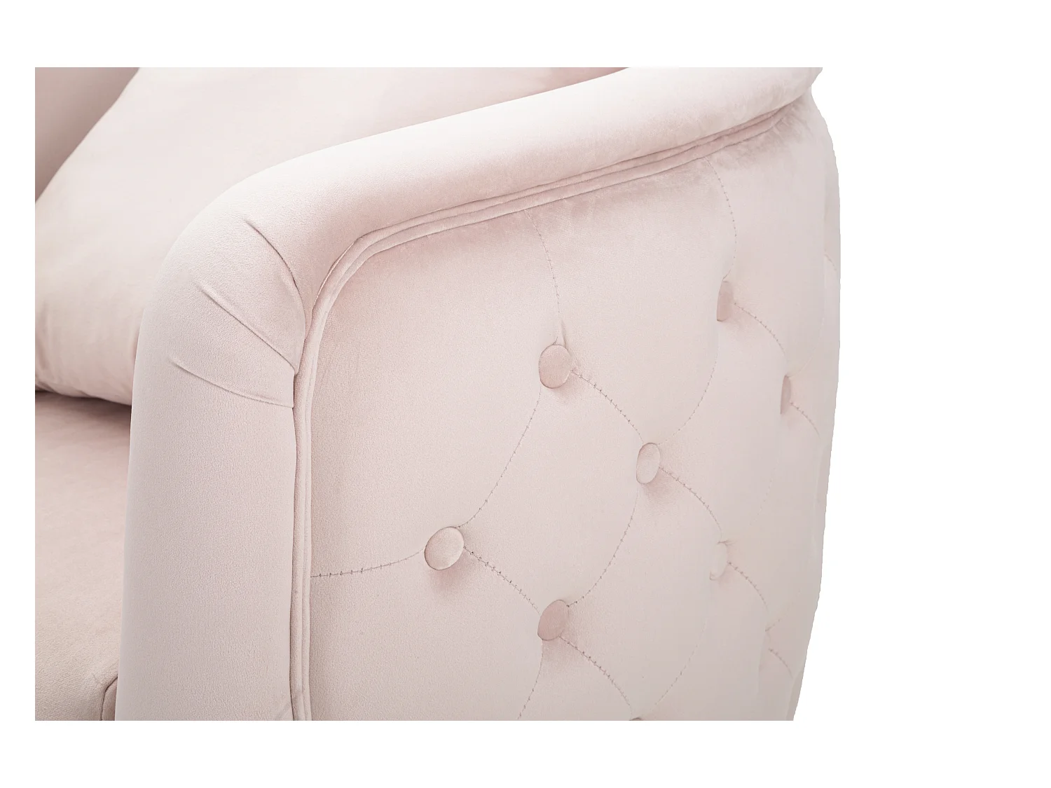 FAUTEUIL BUCAREST ROSE 76X74X73 CM