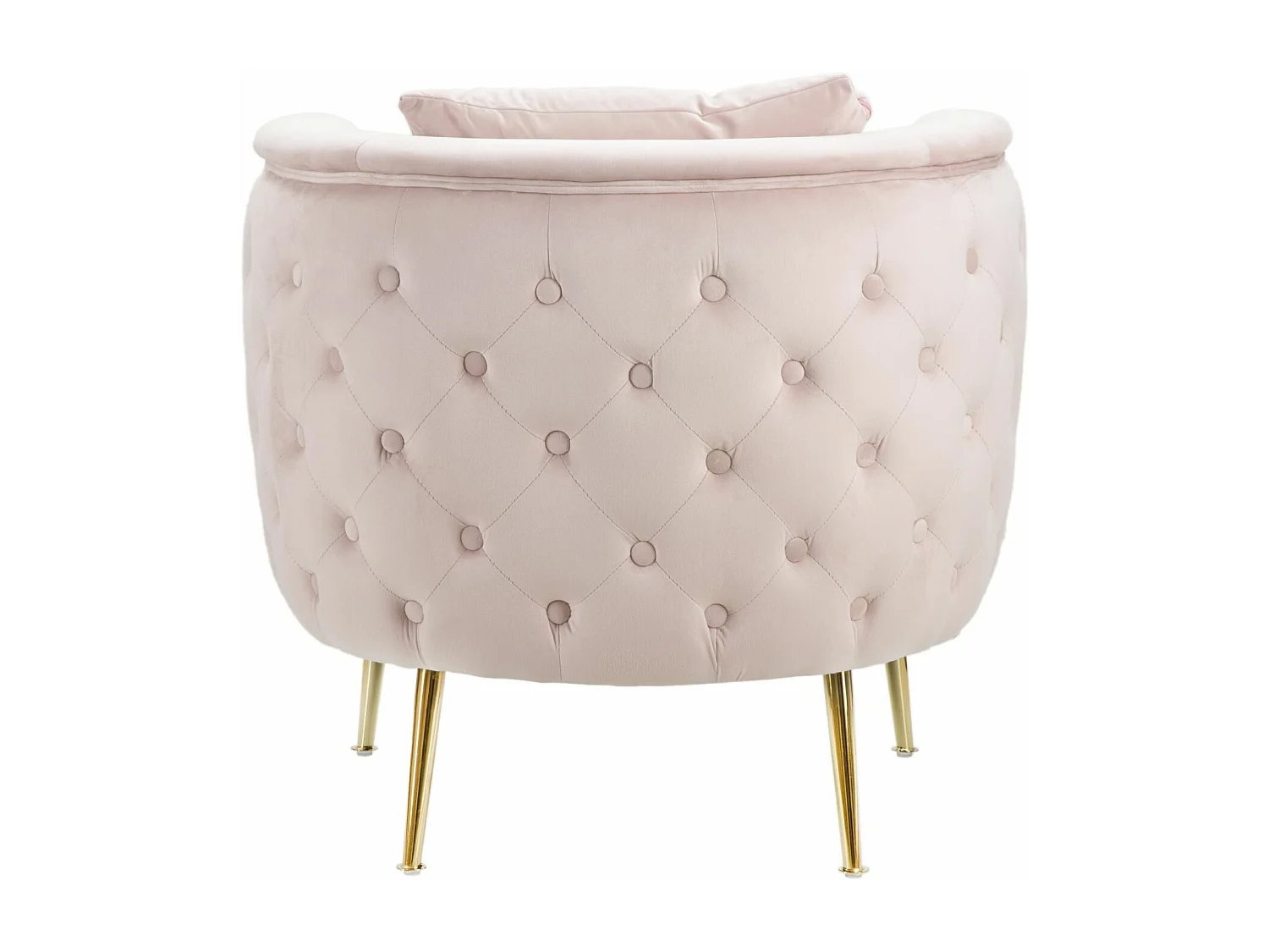 FAUTEUIL BUCAREST ROSE 76X74X73 CM