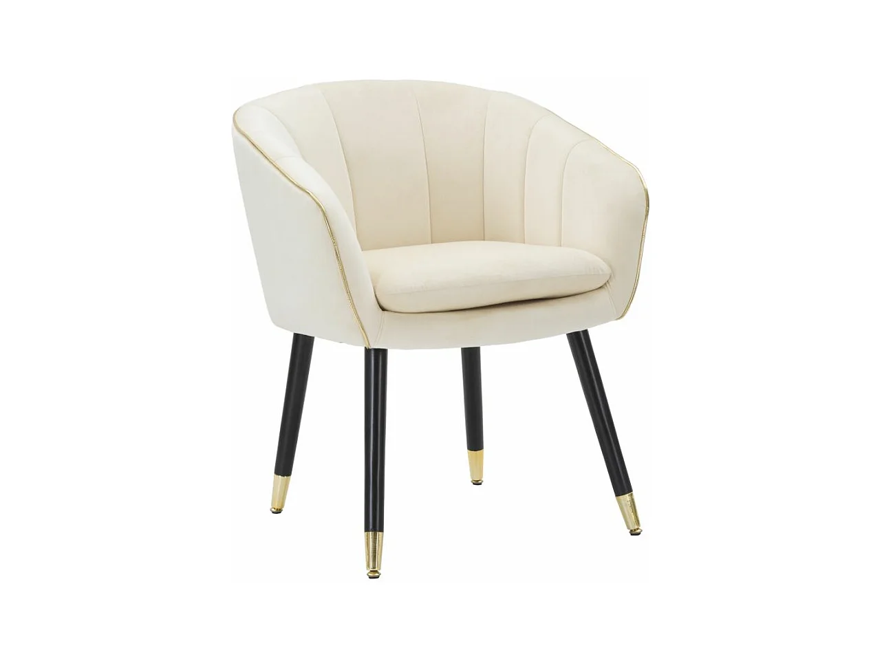 PARIS SESSEL CREME/GOLD CM 62X58X78