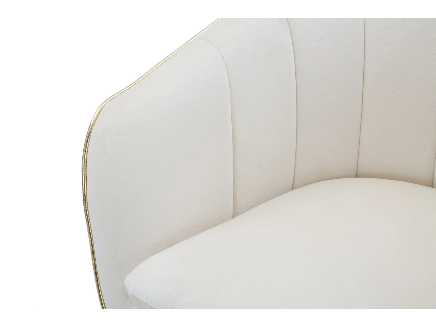 Paris Sessel Creme/Gold Cm 62X58X78