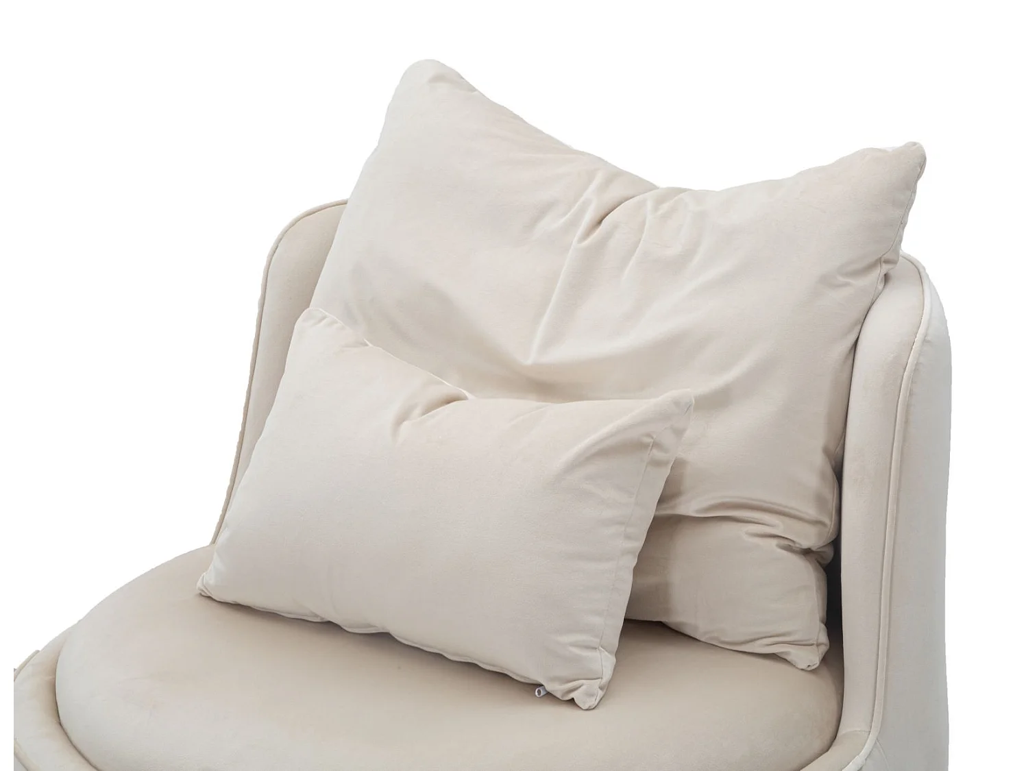 POLTRONA PARIS SPACE CREME/OURO CM Ø 84X72