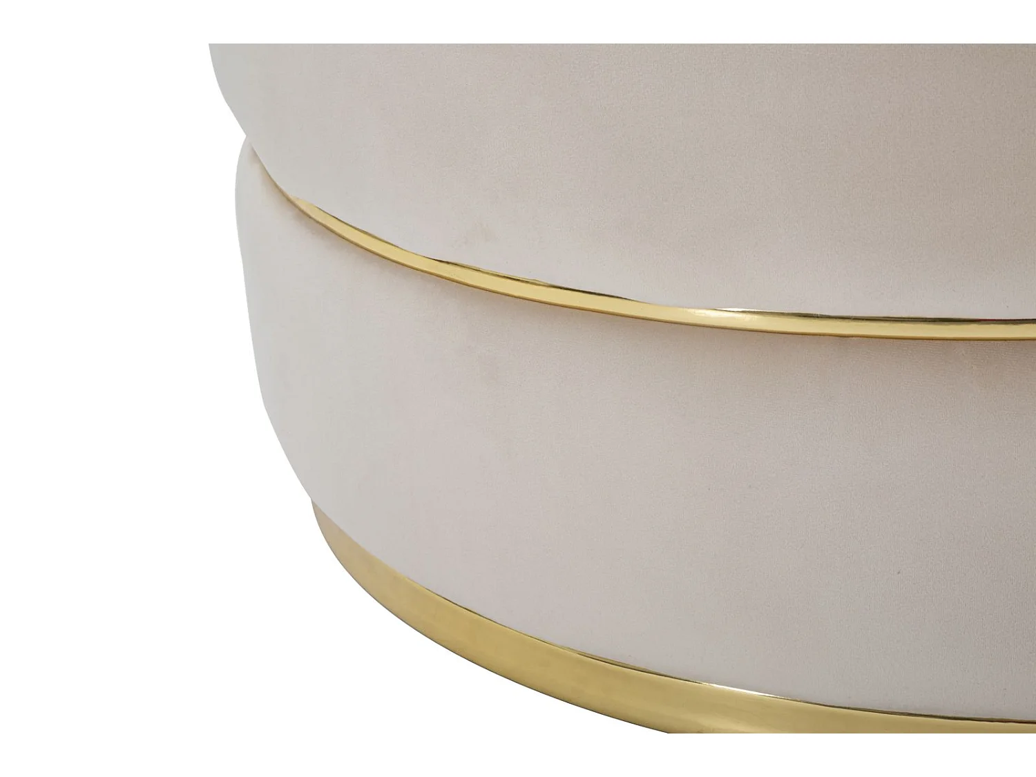 POLTRONA PARIS SPACE CREME/OURO CM Ø 84X72