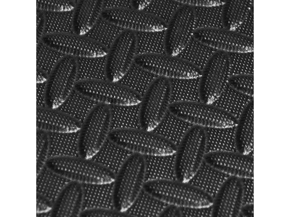 4 peças tapete de quebra-cabeça preto amêndoa preto 60x60x1 para jogo de ginástica interno infantil