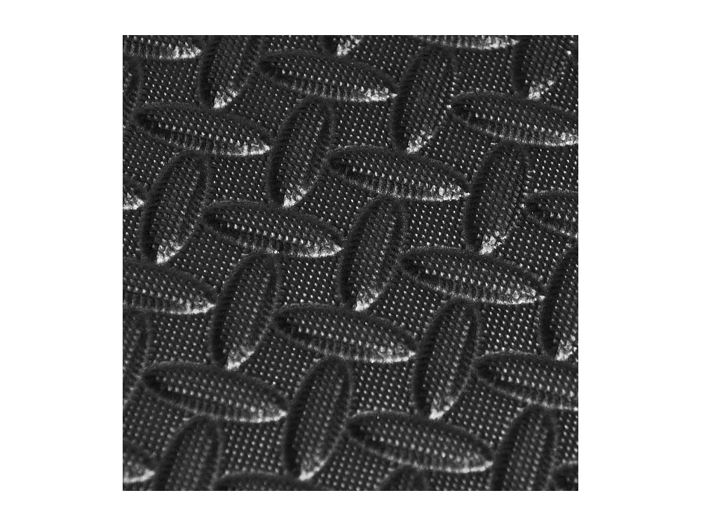 4 STKS Mandorlato ZWART puzzelmat tapijt 60x60x1 voor kinderen indoor gymspel