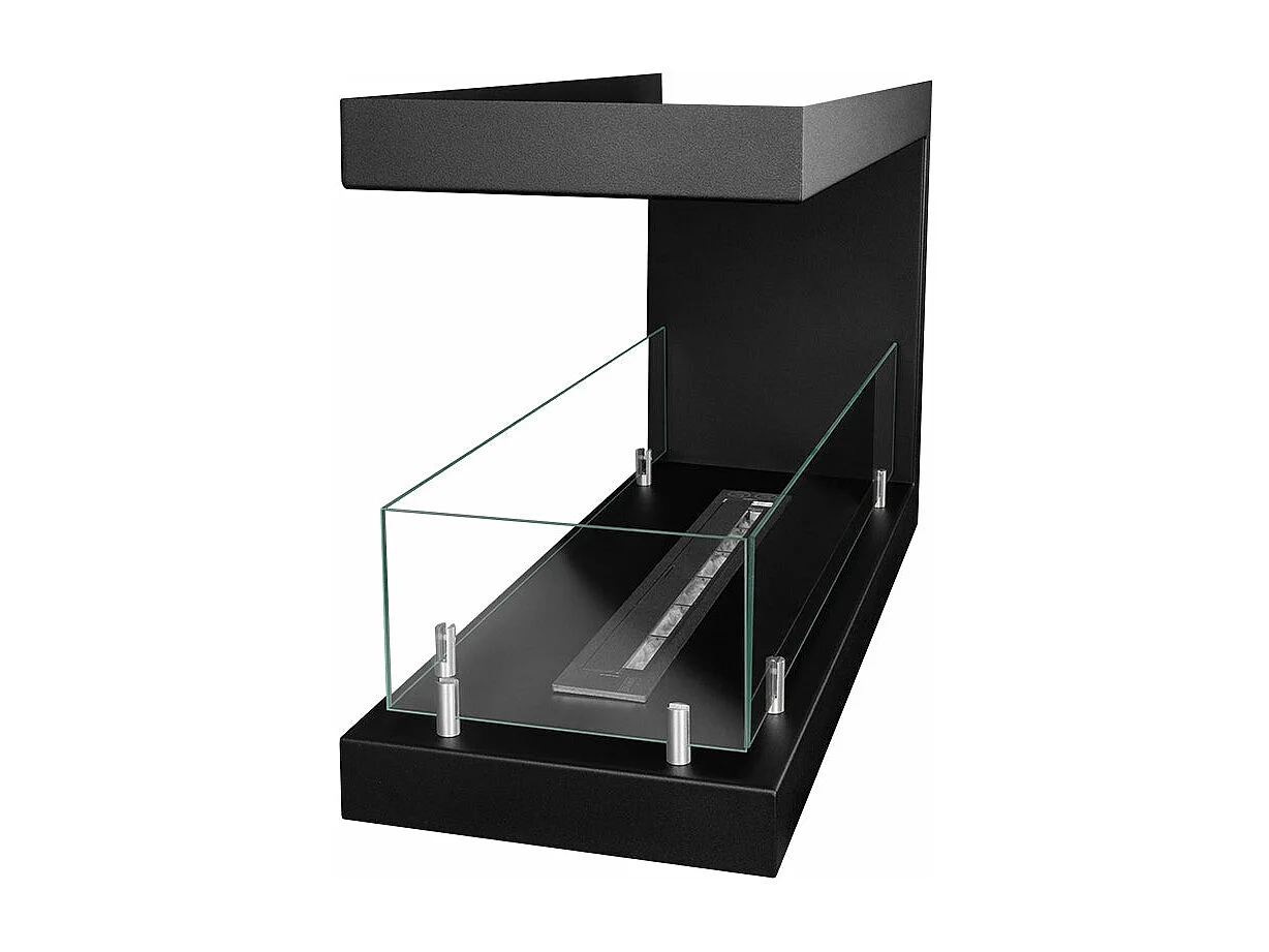 Cheminée bioéthanol encastrable Cheminée bio 3 faces 3 faces 90x50 MARATEA 90