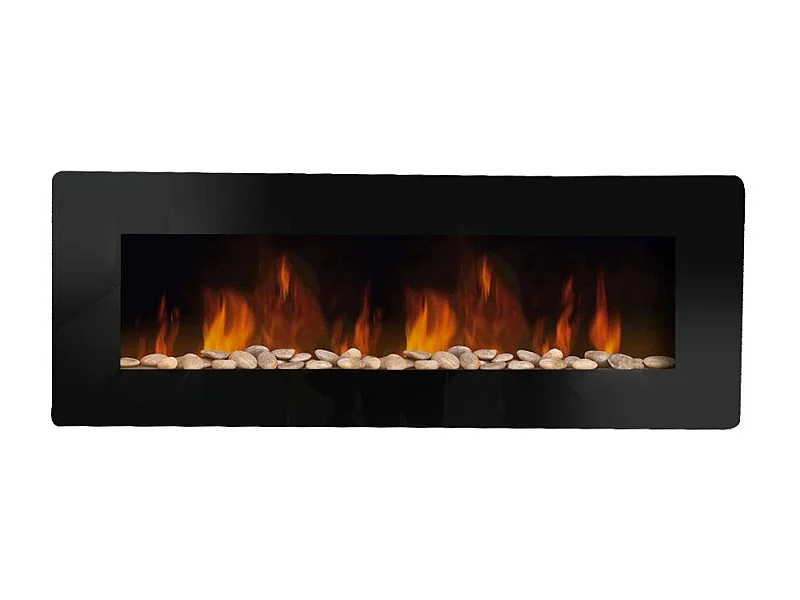 Kominek elektryczny ścienny DALLAS Dł. 127 x Gł. 11 x W50