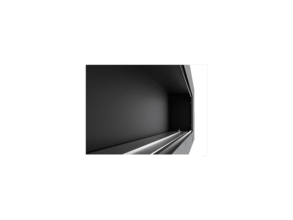 Caminetto a Bioetanolo Frame 1200 SimpleFire da incasso Inox con Vetro