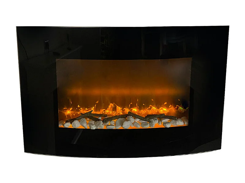 Elektrischer Wandkamin 88,5 x 13,5 x 56 cm