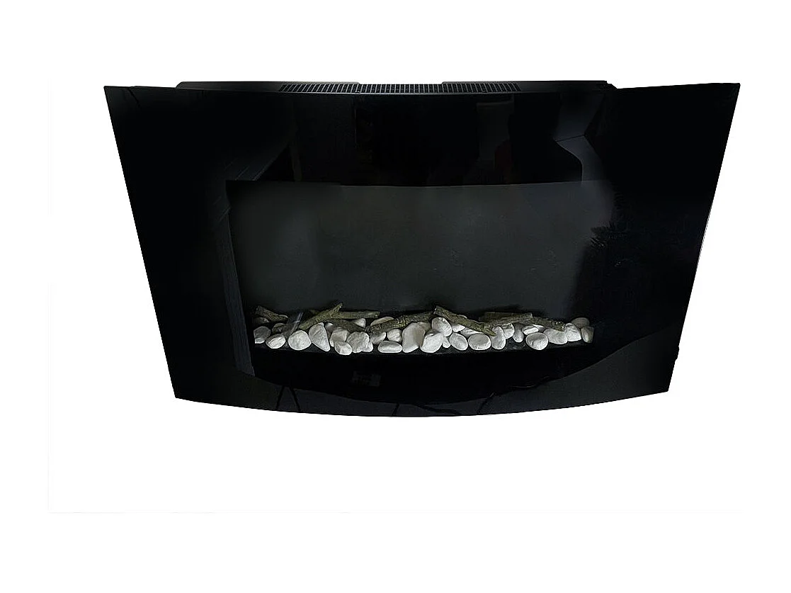 Elektrischer Kamin Wandkamin SAN DIEGO L88,5 x T13,5 x H56