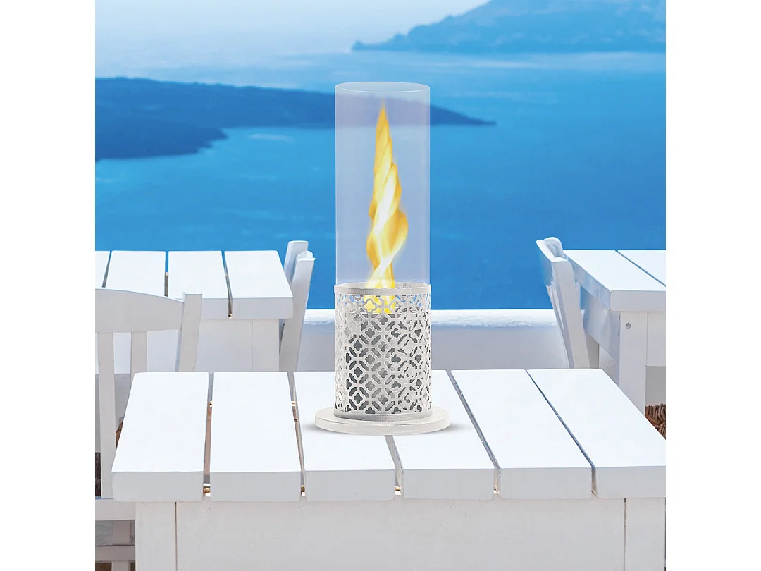 Bio-ethanol tafel biohaard TOLOSA Black Gold D20 x H49,5 intern extern