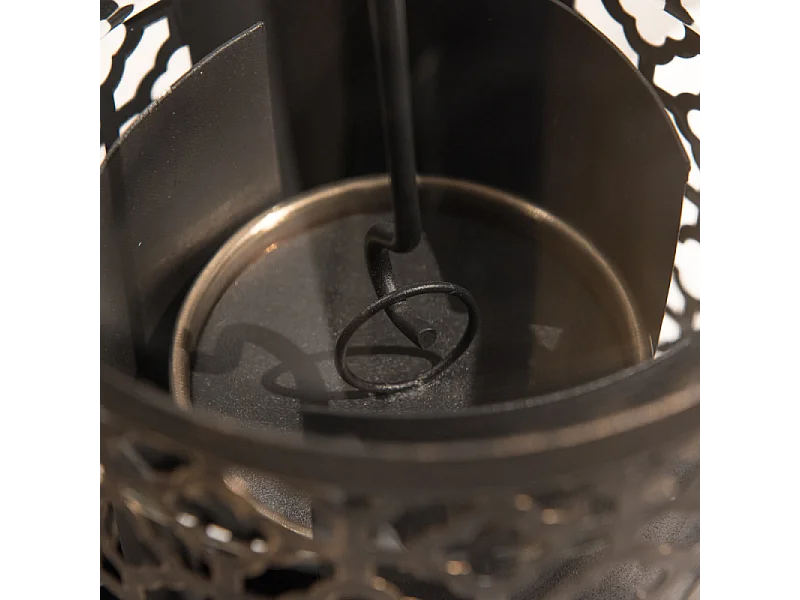 Bio-ethanol tafel biohaard TOLOSA Black Gold D20 x H49,5 intern extern