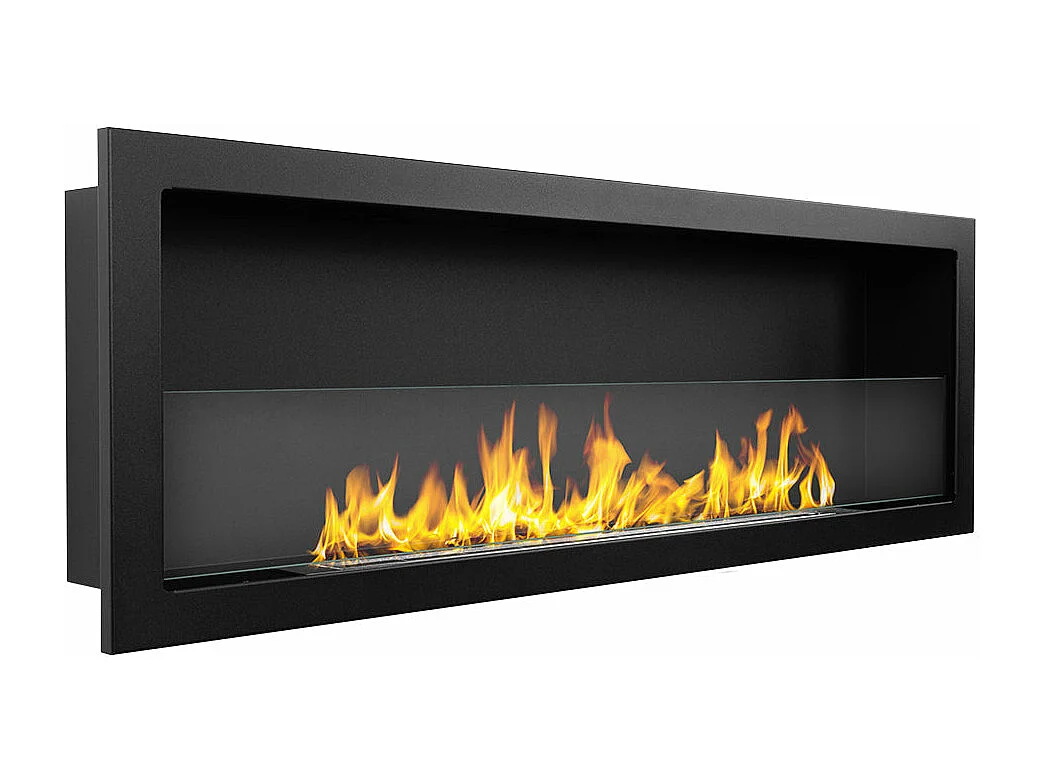 Cheminée bioéthanol murale encastrable biocheminée 120x40 FURORE 120