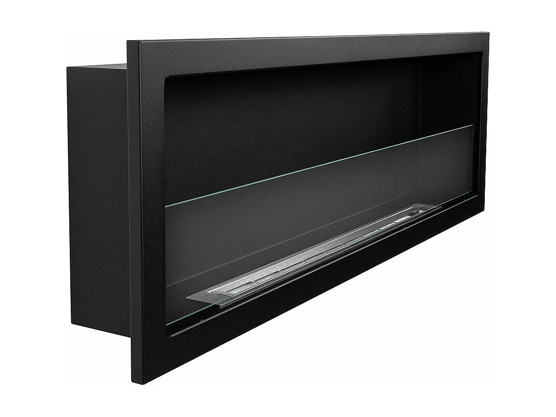 Cheminée bioéthanol murale encastrable biocheminée 120x40 FURORE 120