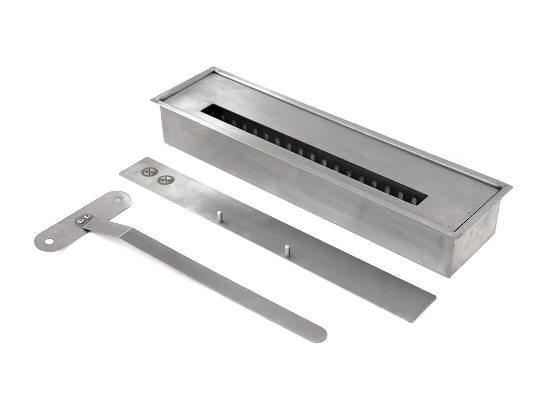 Insert de cheminée au bioéthanol avec brûleur intégré 1,8 lt 58x28xH52