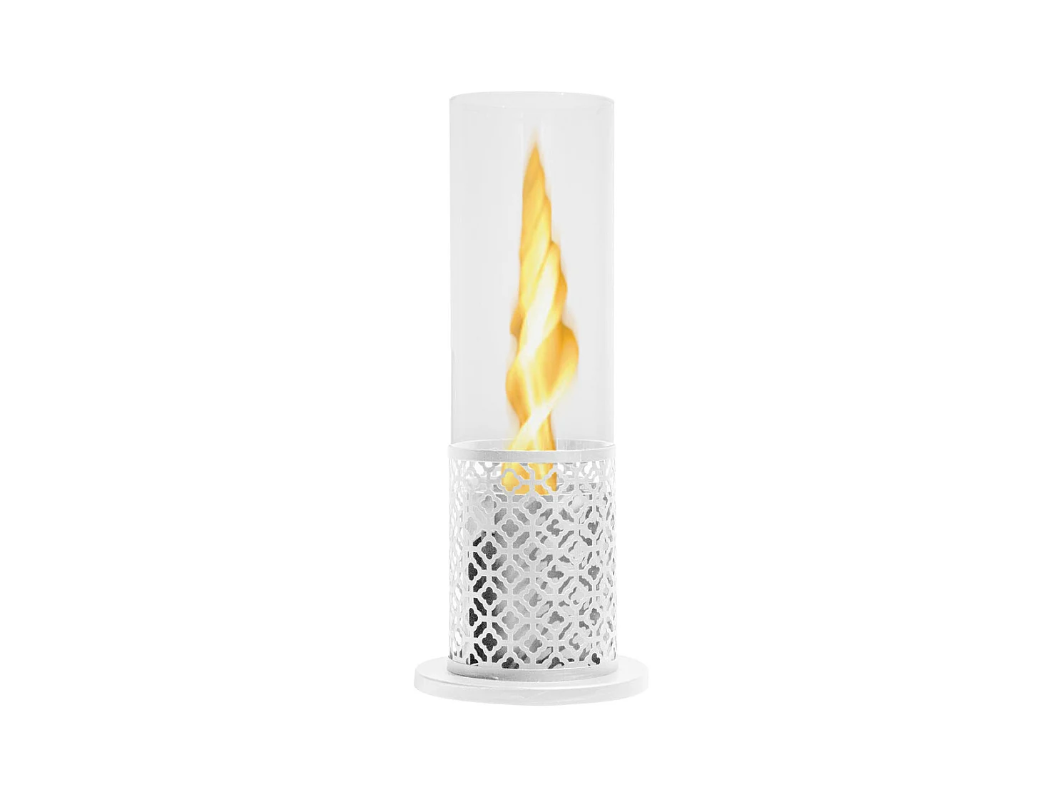 Tisch-Bioethanol-Kamin Tolosa Weiß D20 x H49,5