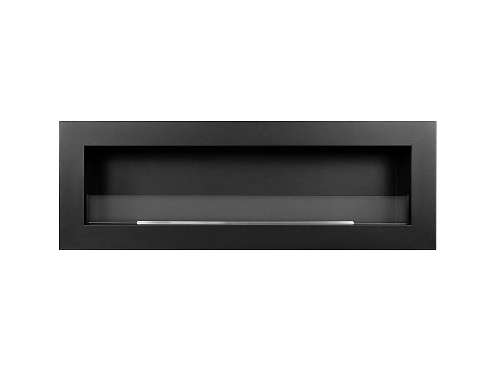 Wand-Bioethanolkamin Biokamin 120x40 SIENA 120 Schwarz
