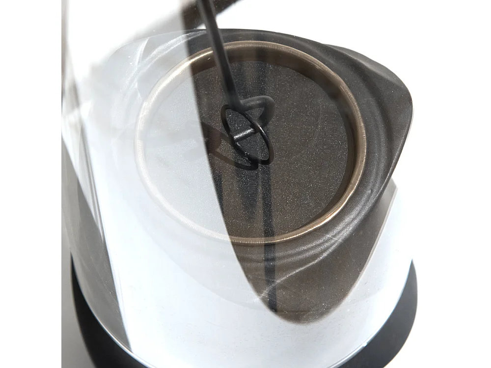 Bioethanol-Tisch-Biokamin NIZZA Schwarz D14,5 x H46,5 innen außen