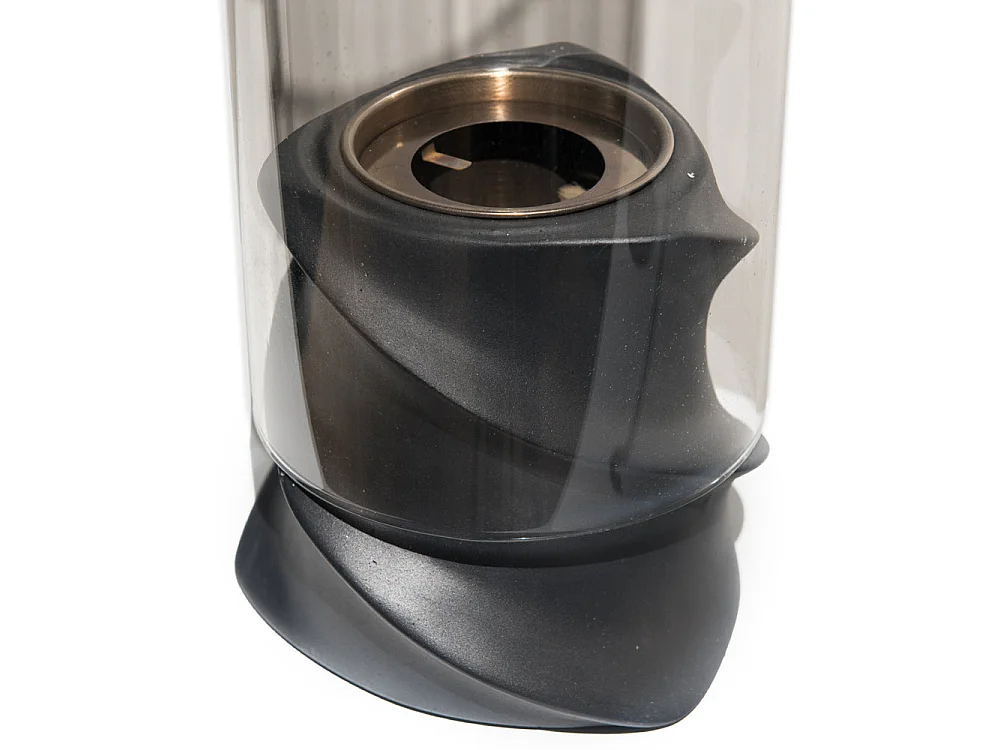 Cheminée bio de table au bioéthanol NIZZA Noir D14,5 x H46,5 interne externe