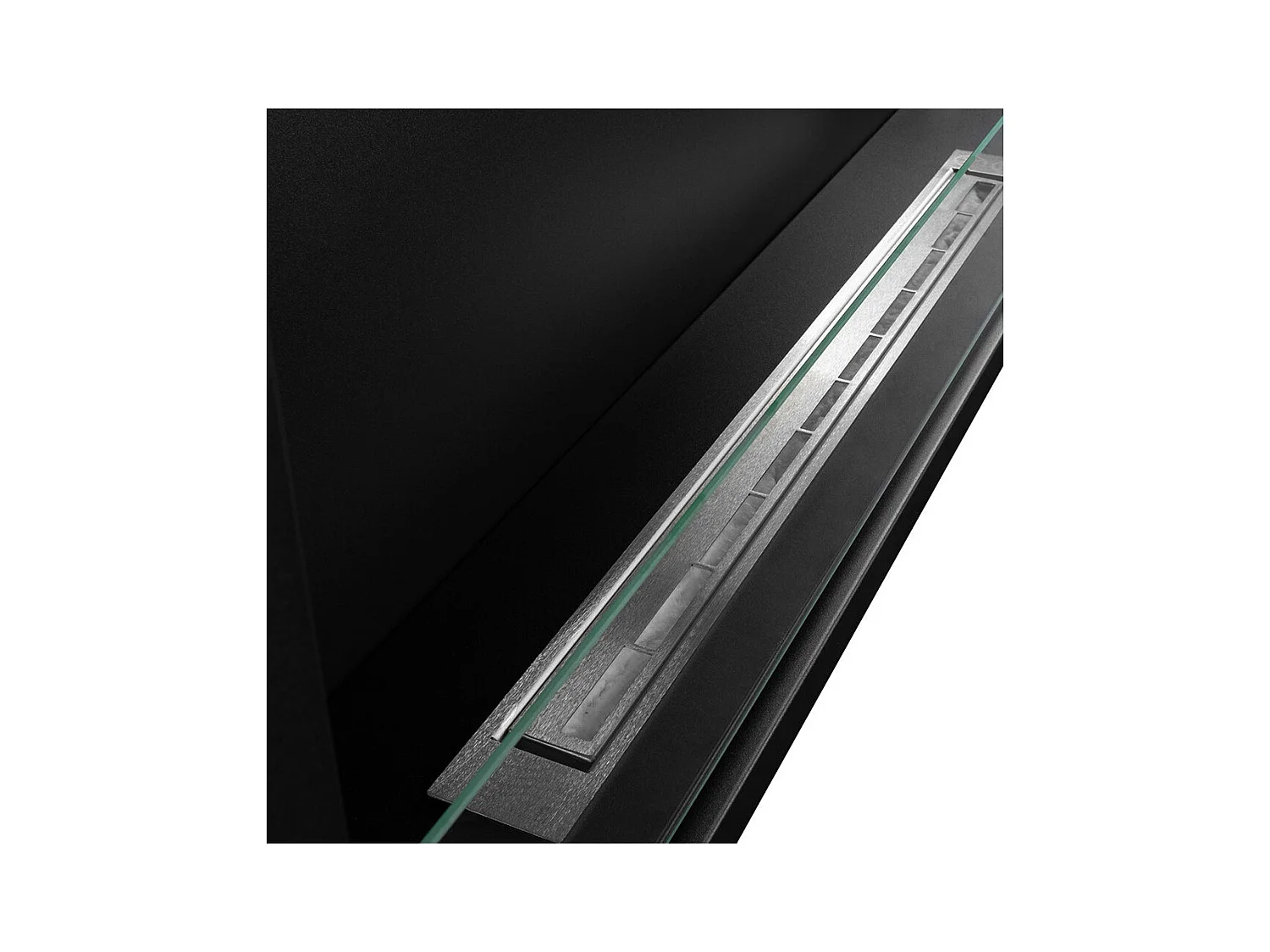 Chimenea de bioetanol de esquina empotrada biochimenea de esquina 120x45 SUTRI 120 DX