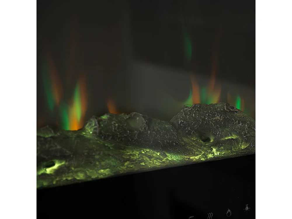 Elektrischer Einbaukamin CHICAGO L101,6 x B14 x H54,6