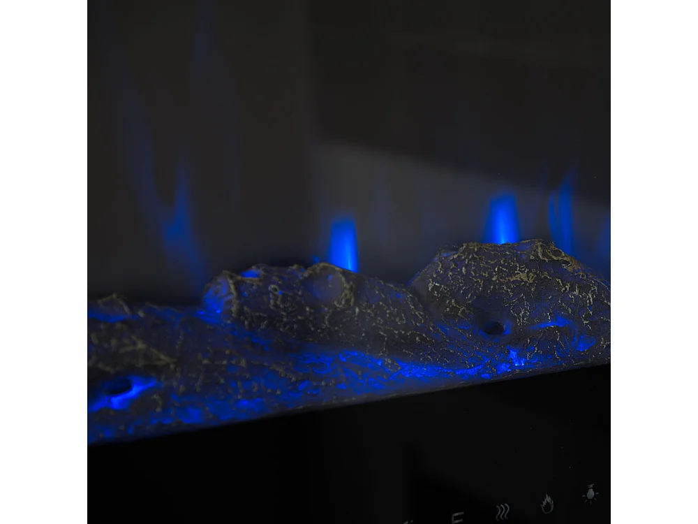 Kominek elektryczny CHICAGO, wbudowany w ścianę, dł. 101,6 x gł. 14 x wys. 54,6