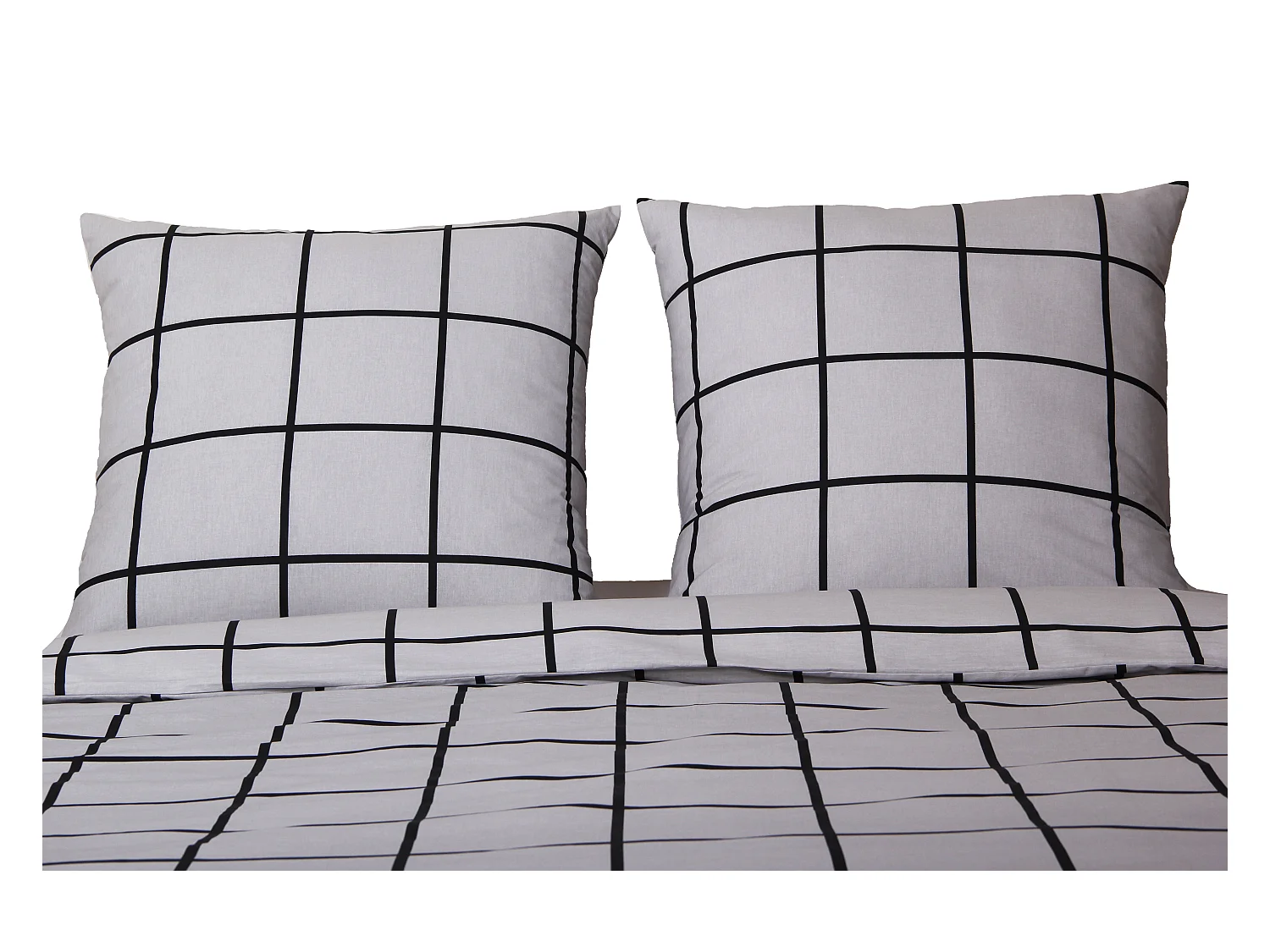 1 persoons beddengoed 140x200 cm+1 kussensloop 65x65 cm in katoen