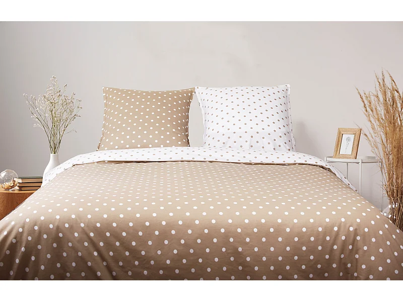 Set letto matrimoniale 240x220 cm+2 federe 65x65 cm 100% cotone